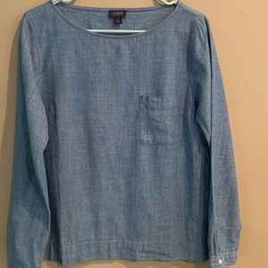 EUC chambray top from J.Crew